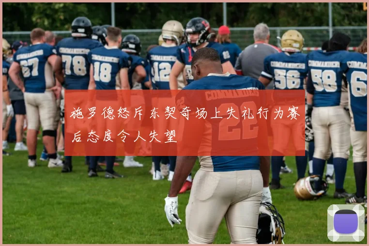 施罗德怒斥东契奇场上失礼行为赛后态度令人失望